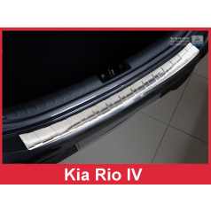 Nerez kryt-ochrana prahu zadního nárazníku Kia Rio IV 2017