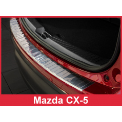 Nerez kryt-ochrana prahu zadního nárazníku Mazda CX-5 2012-17