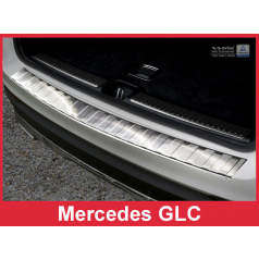 Nerez kryt-ochrana prahu zadního nárazníku Mercedes GLC 2015+