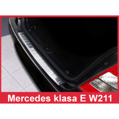 Nerez kryt-ochrana prahu zadního nárazníku Mercedes E W 211 2002-09