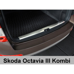 Nerez kryt- ochrana vnitřního zavazadlového prostoru Škoda Octavia III kombi