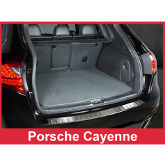 Nerez kryt- ochrana prahu zadního nárazníku Porsche Cayenne 2010-14
