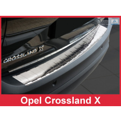 Nerez kryt- ochrana prahu zadního nárazníku Opel Crossland X 2017+
