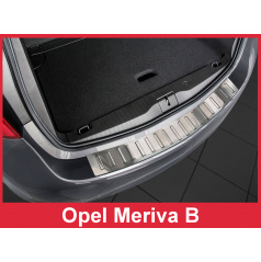 Nerez kryt- ochrana prahu zadního nárazníku Opel Meriva B 2010+