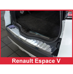 Nerez kryt- ochrana prahu zadního nárazníku Renault Escape V 2015+
