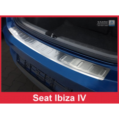 Nerez kryt- ochrana prahu zadního nárazníku Seat Ibiza IV Htb. 2012-17