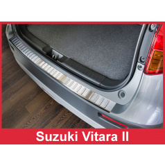 Nerez kryt- ochrana prahu zadního nárazníku Suzuki Vitara II 2015+