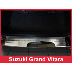 Nerez kryt- ochrana prahu zadního nárazníku Suzuki Grand Vitara 2006-15