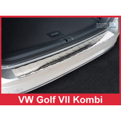 Nerez kryt- ochrana prahu zadního nárazníku Volkswagen Golf VII kombi 2017