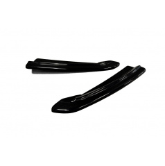 Škoda Superb III - boční spoilery zadního nárazníku z ABS plastu - glossy black