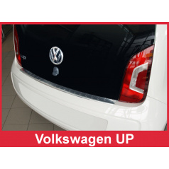 Nerez kryt- ochrana prahu zadního nárazníku Volkswagen UP 3D 5D 2012-16N