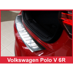 Nerez kryt- ochrana prahu zadního nárazníku Volkswagen Polo V 6R 2009-14
