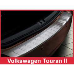Nerez kryt- ochrana prahu zadního nárazníku Volkswagen Touran II 2010-15