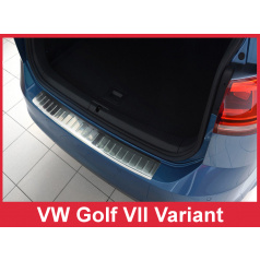 Nerez kryt- ochrana prahu zadního nárazníku Volkswagen Golf VII kombi 2012-16