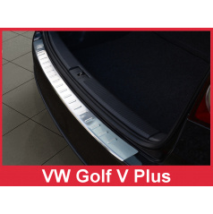 Nerez kryt- ochrana prahu zadního nárazníku Volkswagen Golf V Plus 2005-09