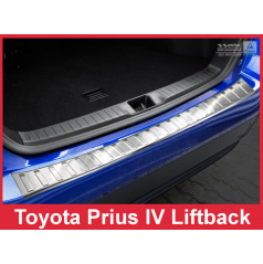 Nerez kryt- ochrana prahu zadního nárazníku Toyota Prius IV Liftback 2015+
