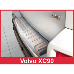Nerez kryt- ochrana prahu zadního nárazníku Volvo XC90 2006-15