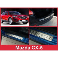 Nerez kryt- sestava-ochrana prahu zadního nárazníku+ochranné lišty prahu dveří Mazda CX-5 2012-17
