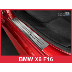 Nerez ochranné lišty prahu dveří 4ks Speciální edice BMW X6 F16 II D 2014-16