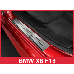 Nerez ochranné lišty prahu dveří 4ks BMW X6 F16 2014-16