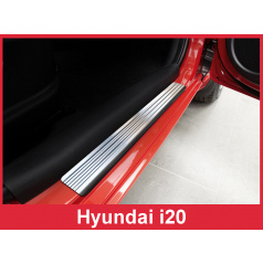 Nerez ochranné lišty prahu dveří 2ks Hyundai i20 2009-16