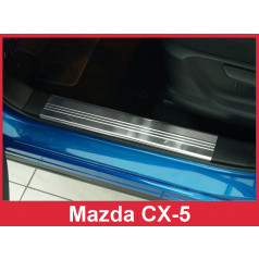 Nerez vnitřní ochranné lišty prahu dveří 4ks Mazda CX-5 2008-17