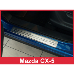 Nerez ochranné lišty prahu dveří 4ks Mazda CX-5 2008-17