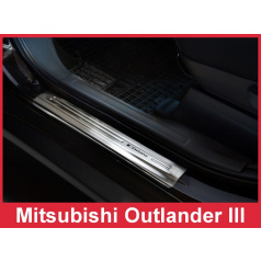Nerez ochranné lišty prahu dveří 4ks Mitsubishi Outlander 3 2012-16