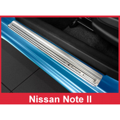 Nerez ochranné lišty prahu dveří 4ks Nissan Note 2 2014-16