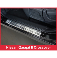 Nerez ochranné lišty prahu dveří 4ks Speciální edice Nissan Qashqai 2 2014-17