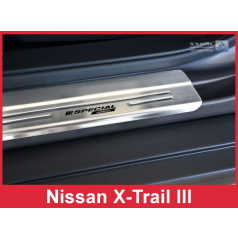 Nerez ochranné lišty prahu dveří 4ks Speciální edice Nissan X-Trail 3 2014-17