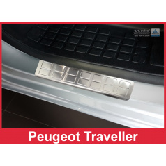 Nerez ochranné lišty prahu dveří 2ks Peugeot Traveller 2016+