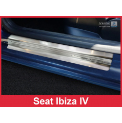 Nerez ochranné lišty prahu dveří 4ks Speciální edice Seat Ibiza 4 2008-16