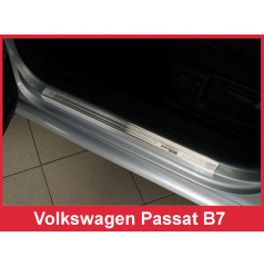 Nerez ochranné lišty prahu dveří 4ks Speciální edice Volkswagen Passat B7 2011-14