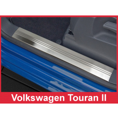 Nerez vnitřní ochranné lišty prahu dveří 4ks Volkswagen Touran  2006-16