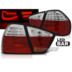BMW E90 03.05-08.08 zadní lampy red white LED BAR (LDBMF5)