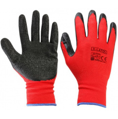 Bezešvé rukavice pro mechaniky  (nylon/latex)
