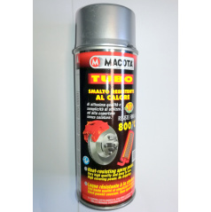 Žáruvzdorná barva sprej Macota  400 ml do 800 C stříbrná (brzdy motor, výfuk)