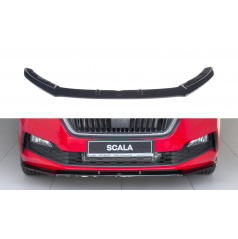 Spoiler pod přední nárazník ver.1 pro Škoda Scala, Maxton Design (plast ABS bez povrchové úpravy)