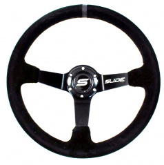 Sportovní volant WRC černý semiš 350 mm