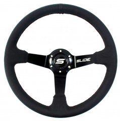 Sportovní volant WRC kožený černý 350 mm