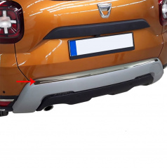 Nerez hrana zadního nárazníku Omtec Dacia Duster 2018+ leštěné provedení