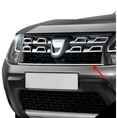 Nerez spodní lišta přední masky Omtec Dacia Duster 2012-18 (kratší 83 cm)