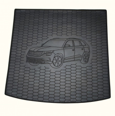 Masivní koberec do kufru se siluetou Kodiaq RS/Sportline