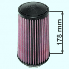 Sportovní vzduchový filtr K&N RR-3001 (vstup 102 mm)