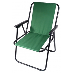 Židle kempingová skládací BERN zelená