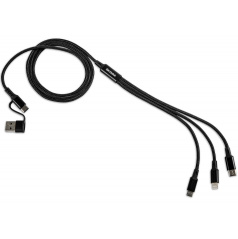 Originální nabíjecí kabel Škoda 4v1 USB + USB - C + Lightning