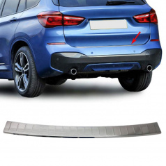 Nerez kryt hrany zadniho nárazníku BMW X1 F48 2015-2020 leštěný