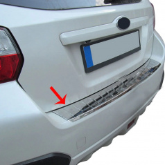 Nerez leštěný kryt nakládací hrany v kufru Subaru XV 2012-18