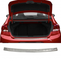 Nerez leštěný kryt horní hrany zadního nárazníku VW Golf HTB V,VI 2003-12, H.Elantra 2019+ sedan
